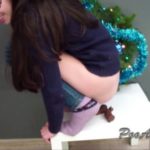 Christmas pooping  with Alina Domination Scat [HD / 2020]