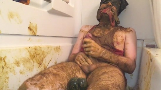 Gay Playing With 6 Loads Shit Smearing.