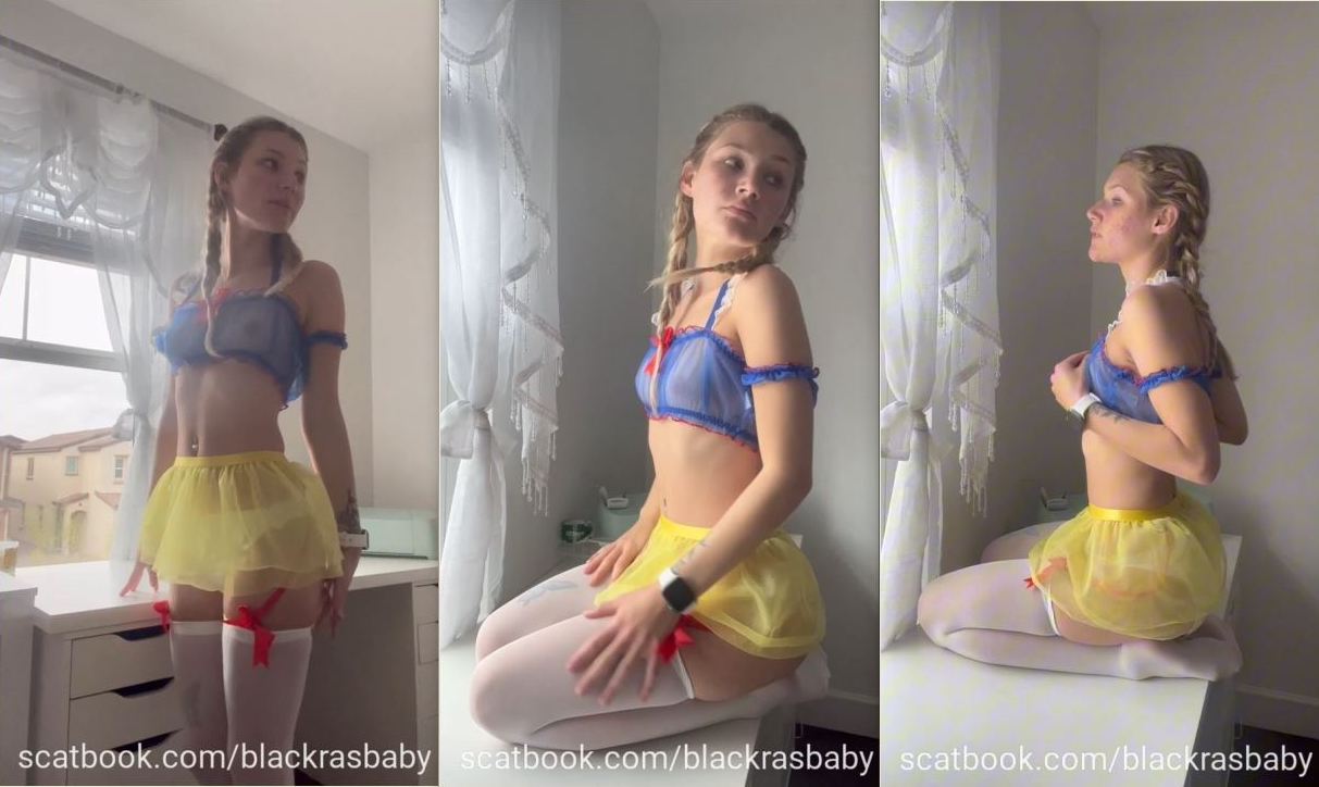 Blackrasbaby – Snow whites tummy trouble.