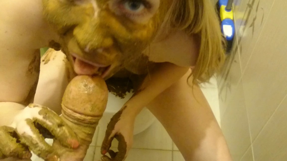 Brown Wife – After School, Blowjob Scat.