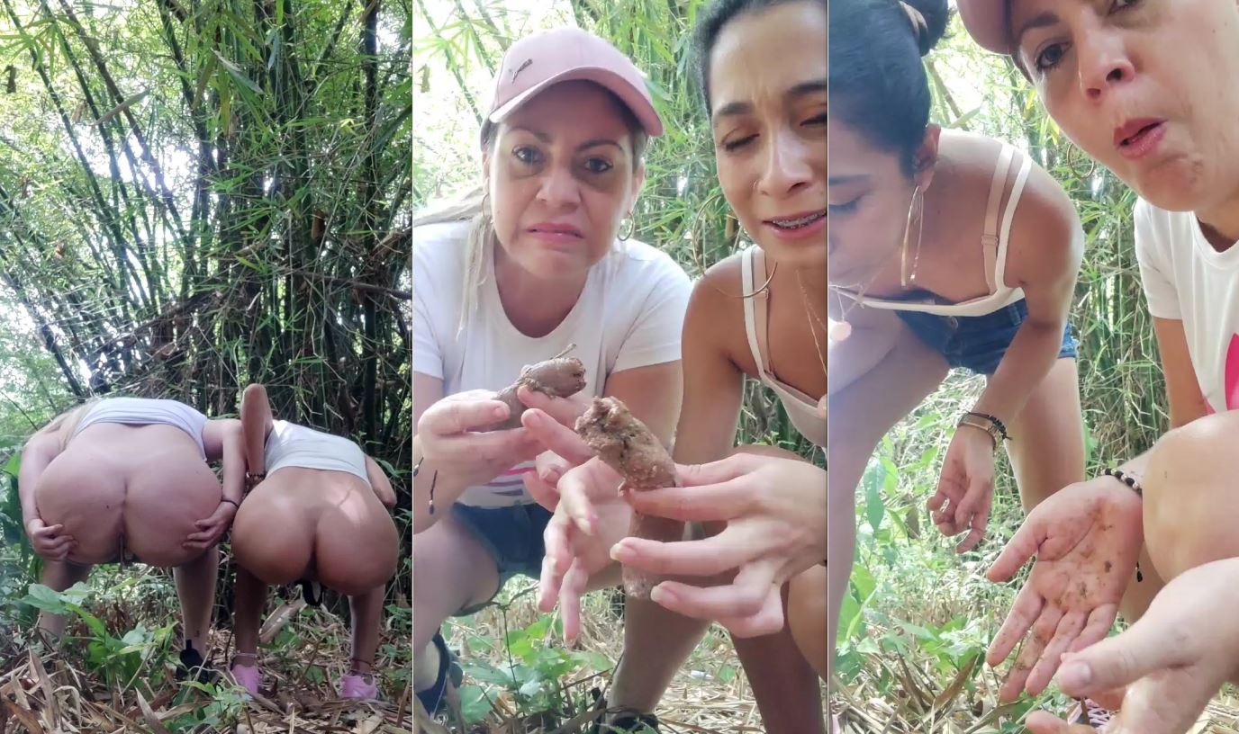 lauracoliin – step mother step daughter shit in woods