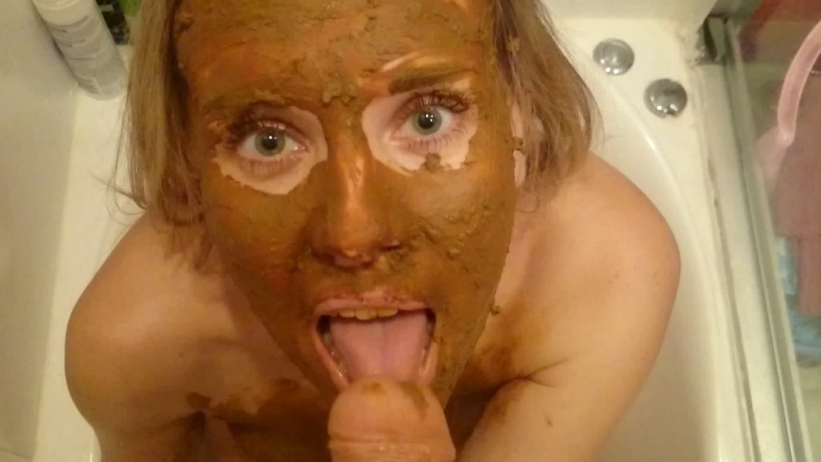 Brown Wife Pulls Fresh Shit from Ass and Smears It All Over
