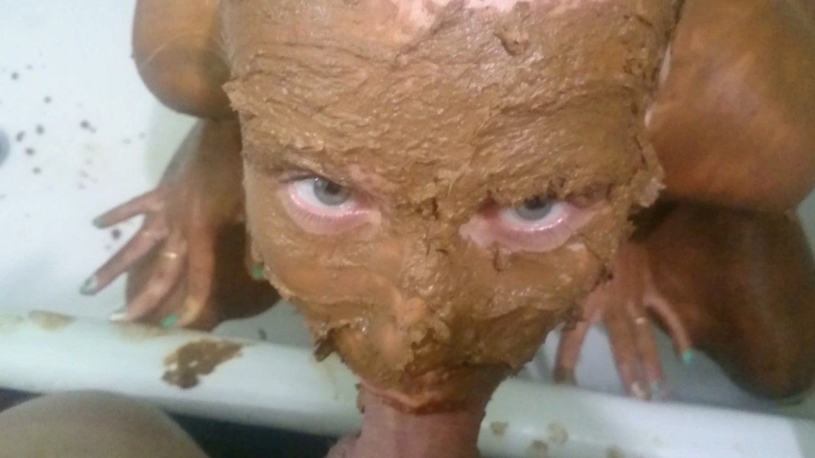 Brown Wife – Totally covered in shit. Rarity!