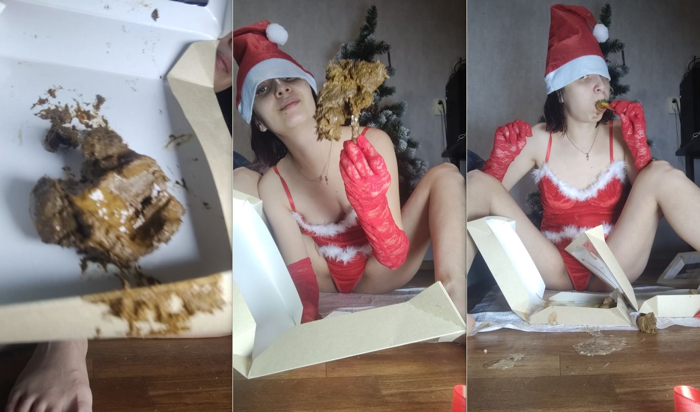 PooGirl – New Year’s gifts are shit and vomit
